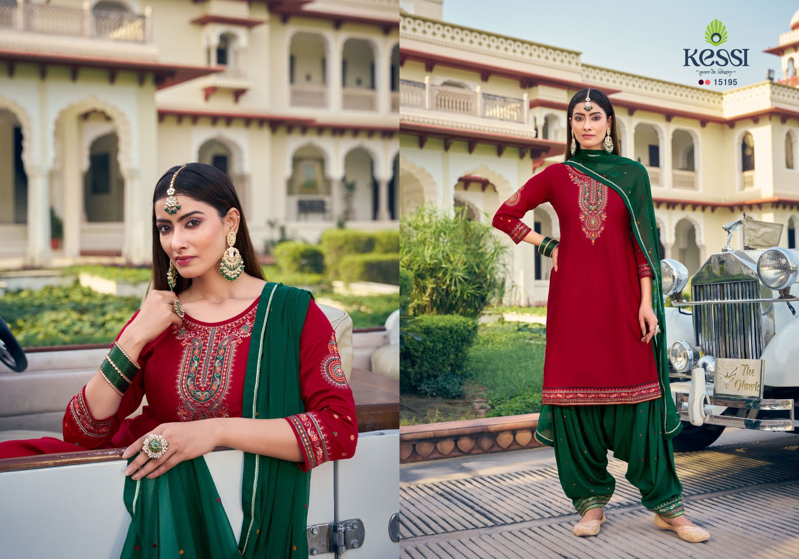 Patiala House Vol 101 By Kessi Jam Silk Cotton Punjabi Dress Material Wholesale Shop In Surat
